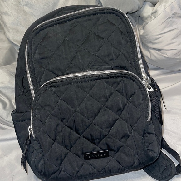 Vera Bradley Bags Nwot Vera Bradley Black Quilted Book Bag So Cute Flowers Inside New Poshmark